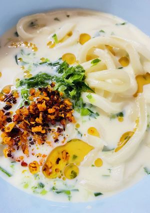 豆乳うどん-レシピのメイン写真
