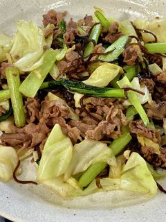 牛肉とキャベツの塩昆布炒め-レシピのメイン写真