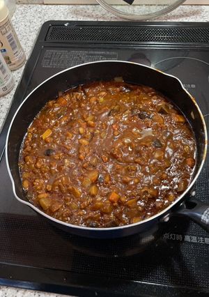 夏野菜キーマカレー:カレールーで簡単!-レシピのメイン写真