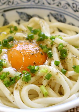 『和風の粉』で作る卵うどん-レシピのメイン写真
