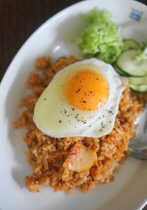 テンペの玄米キムチ炒飯-レシピのメイン写真