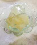 缶詰で作る火を使わない白桃ゼリー