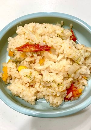離乳食完了期☆炊飯器でトマトピラフ♡-レシピのメイン写真