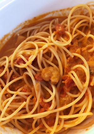 シーフード トマト パスタ(温or冷)-レシピのメイン写真