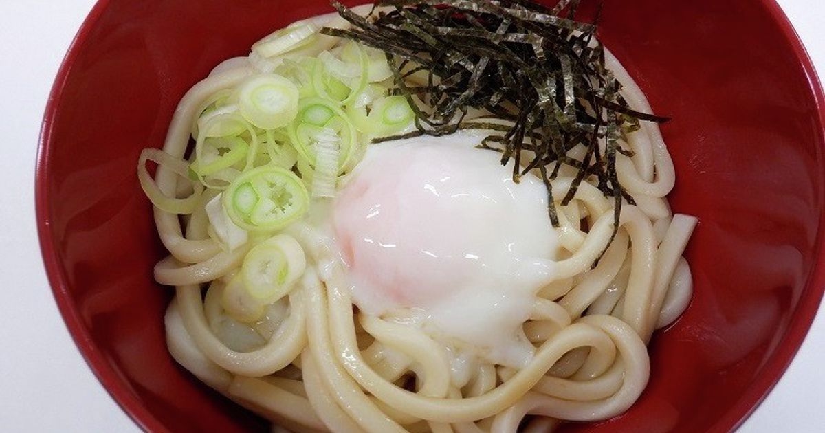 温玉うどん様 ベーコン天釜玉うどん 2025.8.23｜おくむらなをし