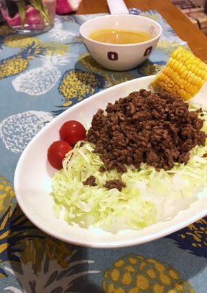 ひき肉のソース炒め(飛田和緒さんレシピ)-レシピのメイン写真