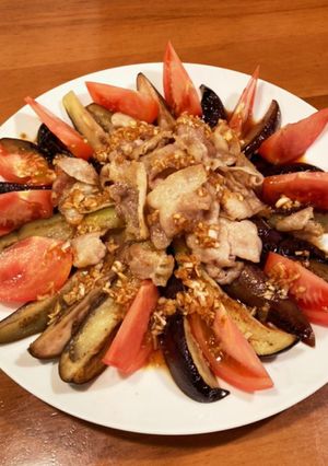 冷めても美味しい☆豚肉と茄子と甘酢ダレ-レシピのメイン写真