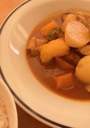 グルテンフリーのトマトカレーシチュー-レシピのメイン写真