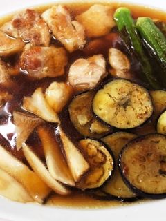 鶏肉と野菜の麺つゆ漬け 調味料麺つゆだけ-レシピのメイン写真