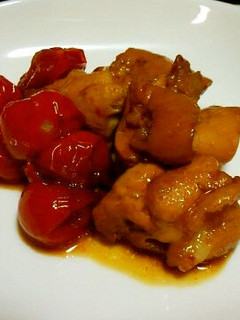 【主菜】鶏肉とミニトマトのさっぱり煮-レシピのメイン写真