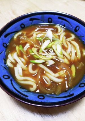 超簡単 カレーうどん 甘口-レシピのメイン写真