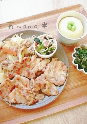 スタミナつけよう！塩麹わさび豚♪-レシピのメイン写真