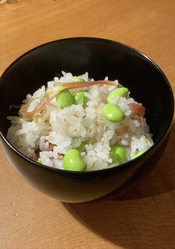 枝豆みょうがごはん-レシピのメイン写真