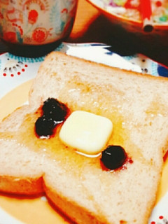 ★ハニーバターのホットケーキ風トースト★-レシピのメイン写真