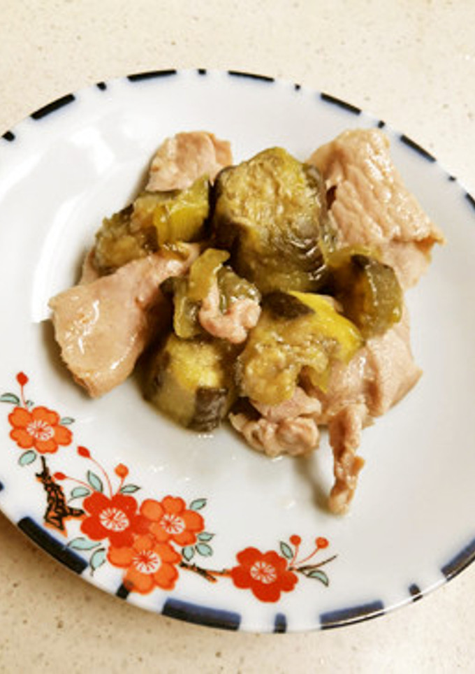 簡単♪豚肉と茄子の和風煮-レシピのメイン写真