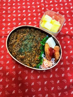 キーマカレー弁当-レシピのメイン写真