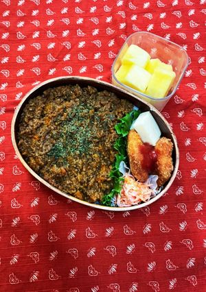 キーマカレー弁当-レシピのメイン写真