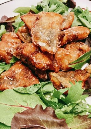 ザクザク感がたまらない！鯵の竜田揚げ-レシピのメイン写真