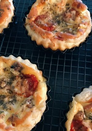 パイシートで作るミニキッシュ-レシピのメイン写真