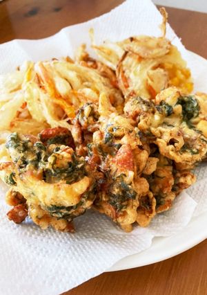 香る!鶏こま肉としその天ぷら-レシピのメイン写真