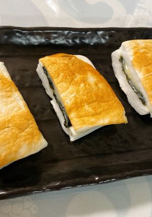 お弁当に♫ はんぺんの海苔チーズ焼き-レシピのメイン写真