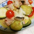 鶏肉とズッキーニの簡単チーズ焼き