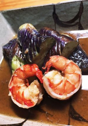 エビとナスの含め煮-レシピのメイン写真