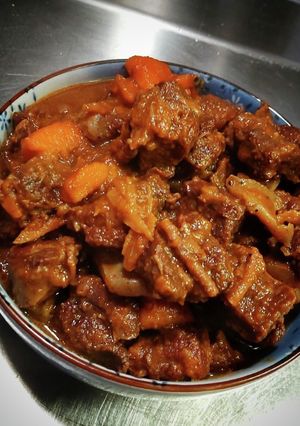 牛タンの赤味噌煮込み❨(@≧↺≦@)❩-レシピのメイン写真