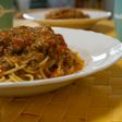 鯖缶と旬のトマトのパスタ