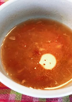 離乳後期〜☆ツナとトマトのスープ-レシピのメイン写真