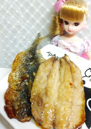 リカちゃん♡いわしの甘ぽん酢からめ焼き-レシピのメイン写真