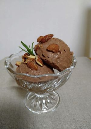チョコとオレンジピールのアイスクリーム-レシピのメイン写真