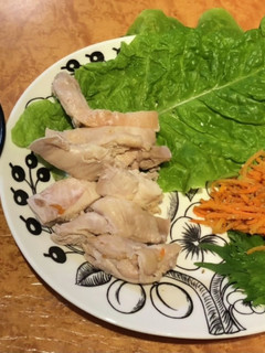ゆで鶏のポッサム-レシピのメイン写真