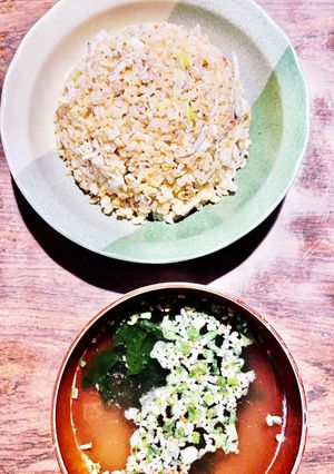 玄米ご飯でちりめんじゃこ炒飯-レシピのメイン写真
