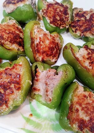 ピーマンの肉詰め-レシピのメイン写真