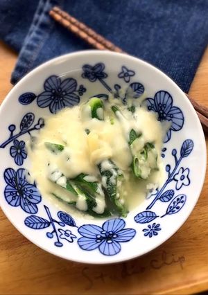 おくらのチーズ蒸し★簡単ダイエットおかず-レシピのメイン写真