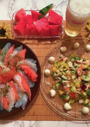 スイカのセビーチェ-レシピのメイン写真