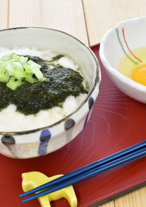 あかもくとろろご飯-レシピのメイン写真