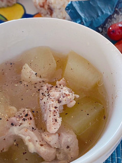 とろとろほっこり♡冬瓜と鶏肉のスープ-レシピのメイン写真