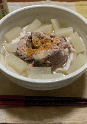 さば水煮缶の丸ごとぶっかけ麺-レシピのメイン写真