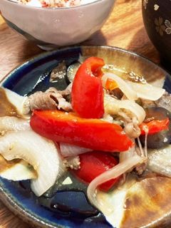 豚肉と夏野菜の甘酢炒め-レシピのメイン写真