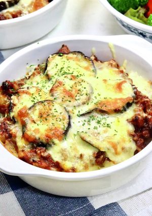 市販のソースで作る茄子のミートドリア　-レシピのメイン写真
