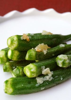 オクラ・ガーリック-レシピのメイン写真