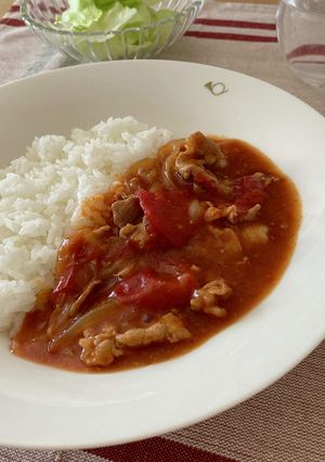 *トマトハヤシライス*-レシピのメイン写真