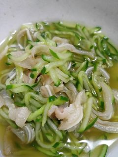 ミミガーと胡瓜の酢の物-レシピのメイン写真