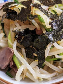 もやしとにらとハツのポン酢和え-レシピのメイン写真