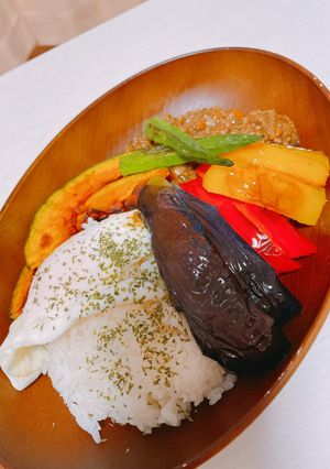 野菜たっぷり！夏野菜のキーマカレー-レシピのメイン写真