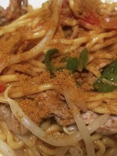 カレー焼きそば☆夏野菜使用-レシピのメイン写真