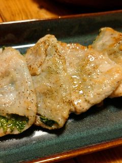 豚肉の大葉たたみ。塩麹焼き-レシピのメイン写真