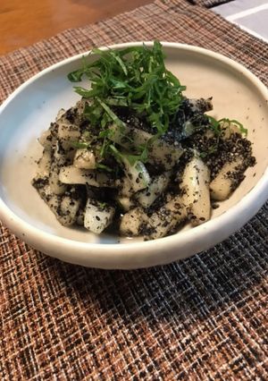 大根の黒胡麻サラダ-レシピのメイン写真